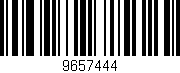 Código de barras (EAN, GTIN, SKU, ISBN): '9657444'