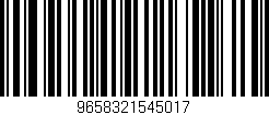 Código de barras (EAN, GTIN, SKU, ISBN): '9658321545017'