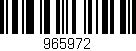 Código de barras (EAN, GTIN, SKU, ISBN): '965972'