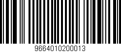 Código de barras (EAN, GTIN, SKU, ISBN): '9664010200013'