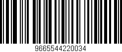 Código de barras (EAN, GTIN, SKU, ISBN): '9665544220034'