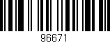 Código de barras (EAN, GTIN, SKU, ISBN): '96671'