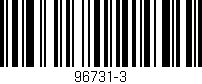 Código de barras (EAN, GTIN, SKU, ISBN): '96731-3'