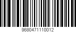 Código de barras (EAN, GTIN, SKU, ISBN): '9680471110012'