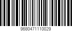 Código de barras (EAN, GTIN, SKU, ISBN): '9680471110029'