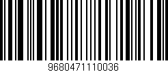 Código de barras (EAN, GTIN, SKU, ISBN): '9680471110036'