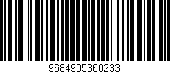 Código de barras (EAN, GTIN, SKU, ISBN): '9684905360233'
