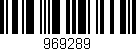 Código de barras (EAN, GTIN, SKU, ISBN): '969289'