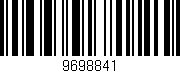 Código de barras (EAN, GTIN, SKU, ISBN): '9698841'