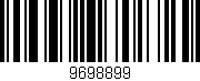 Código de barras (EAN, GTIN, SKU, ISBN): '9698899'
