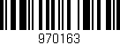 Código de barras (EAN, GTIN, SKU, ISBN): '970163'