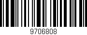Código de barras (EAN, GTIN, SKU, ISBN): '9706808'