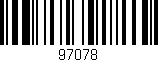 Código de barras (EAN, GTIN, SKU, ISBN): '97078'