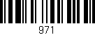 Código de barras (EAN, GTIN, SKU, ISBN): '971'