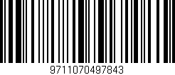 Código de barras (EAN, GTIN, SKU, ISBN): '9711070497843'