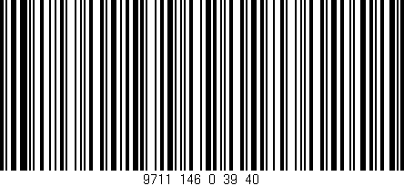 Código de barras (EAN, GTIN, SKU, ISBN): '9711_146_0_39/40'
