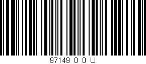 Código de barras (EAN, GTIN, SKU, ISBN): '97149_0_0_U'