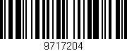 Código de barras (EAN, GTIN, SKU, ISBN): '9717204'