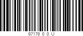 Código de barras (EAN, GTIN, SKU, ISBN): '97178_0_0_U'