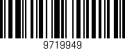 Código de barras (EAN, GTIN, SKU, ISBN): '9719949'
