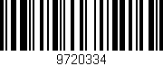 Código de barras (EAN, GTIN, SKU, ISBN): '9720334'