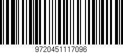 Código de barras (EAN, GTIN, SKU, ISBN): '9720451117096'