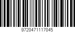 Código de barras (EAN, GTIN, SKU, ISBN): '9720471117045'