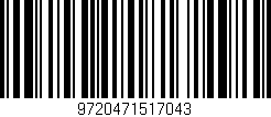 Código de barras (EAN, GTIN, SKU, ISBN): '9720471517043'