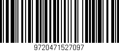 Código de barras (EAN, GTIN, SKU, ISBN): '9720471527097'