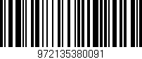 Código de barras (EAN, GTIN, SKU, ISBN): '972135380091'