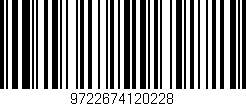 Código de barras (EAN, GTIN, SKU, ISBN): '9722674120228'