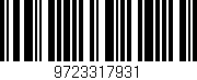Código de barras (EAN, GTIN, SKU, ISBN): '9723317931'