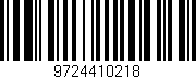 Código de barras (EAN, GTIN, SKU, ISBN): '9724410218'