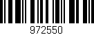 Código de barras (EAN, GTIN, SKU, ISBN): '972550'