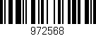 Código de barras (EAN, GTIN, SKU, ISBN): '972568'