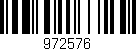 Código de barras (EAN, GTIN, SKU, ISBN): '972576'