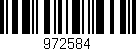Código de barras (EAN, GTIN, SKU, ISBN): '972584'