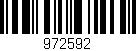 Código de barras (EAN, GTIN, SKU, ISBN): '972592'