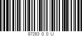 Código de barras (EAN, GTIN, SKU, ISBN): '97263_0_0_U'