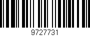 Código de barras (EAN, GTIN, SKU, ISBN): '9727731'