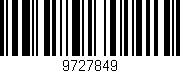 Código de barras (EAN, GTIN, SKU, ISBN): '9727849'