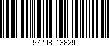 Código de barras (EAN, GTIN, SKU, ISBN): '97298013829'