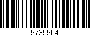 Código de barras (EAN, GTIN, SKU, ISBN): '9735904'