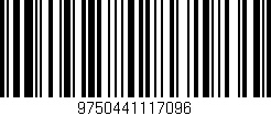 Código de barras (EAN, GTIN, SKU, ISBN): '9750441117096'