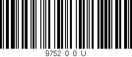 Código de barras (EAN, GTIN, SKU, ISBN): '9752_0_0_U'