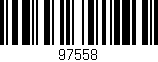 Código de barras (EAN, GTIN, SKU, ISBN): '97558'