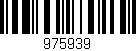 Código de barras (EAN, GTIN, SKU, ISBN): '975939'