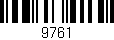 Código de barras (EAN, GTIN, SKU, ISBN): '9761'