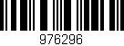 Código de barras (EAN, GTIN, SKU, ISBN): '976296'