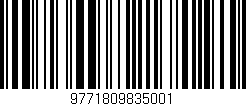 Código de barras (EAN, GTIN, SKU, ISBN): '9771809835001'